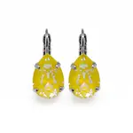 PEAR LEVERBACK EARRINGS - SUNKISSED SUNSHINE/SILVER