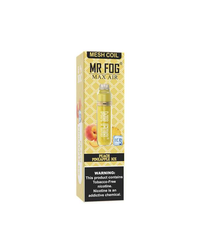 MR FOG MR FOG MAX AIR 3000 PUFFS - Peach Pineapple Ice