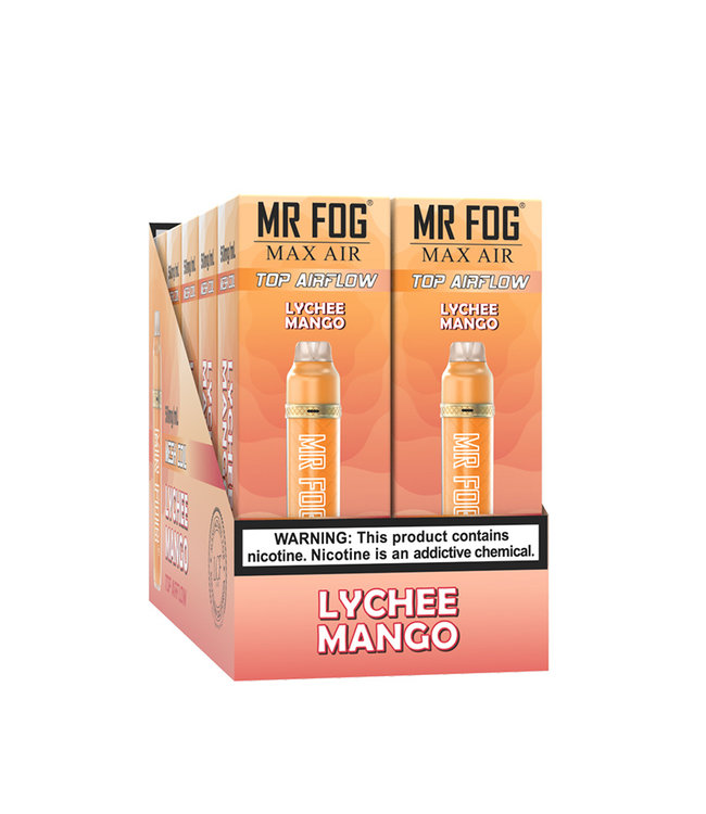 MR FOG MR FOG MAX AIR 3000 PUFFS - Lychee Mango