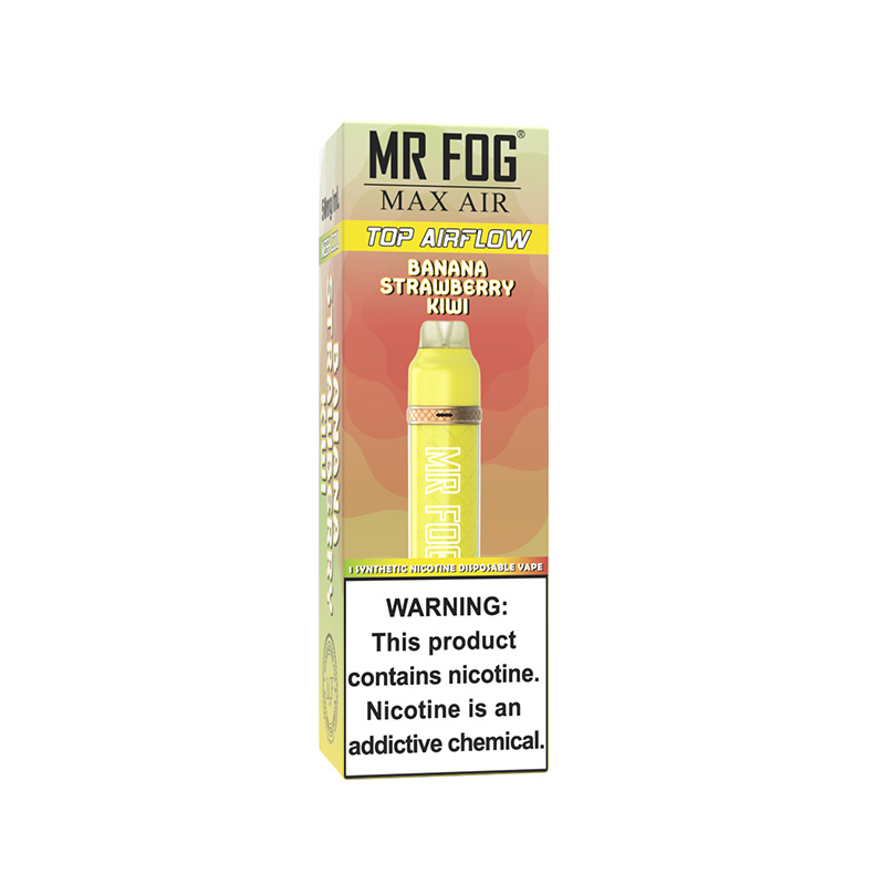 MR FOG MAX AIR 3000 PUFFS Banana Strawberry Kiwi Mr