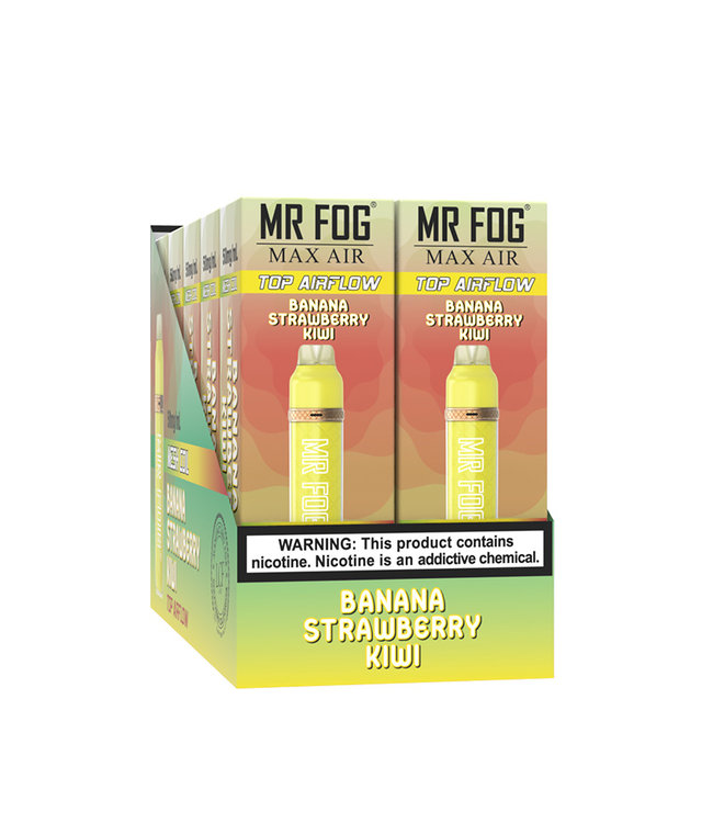 MR FOG MR FOG MAX AIR 3000 PUFFS - Banana Strawberry Kiwi