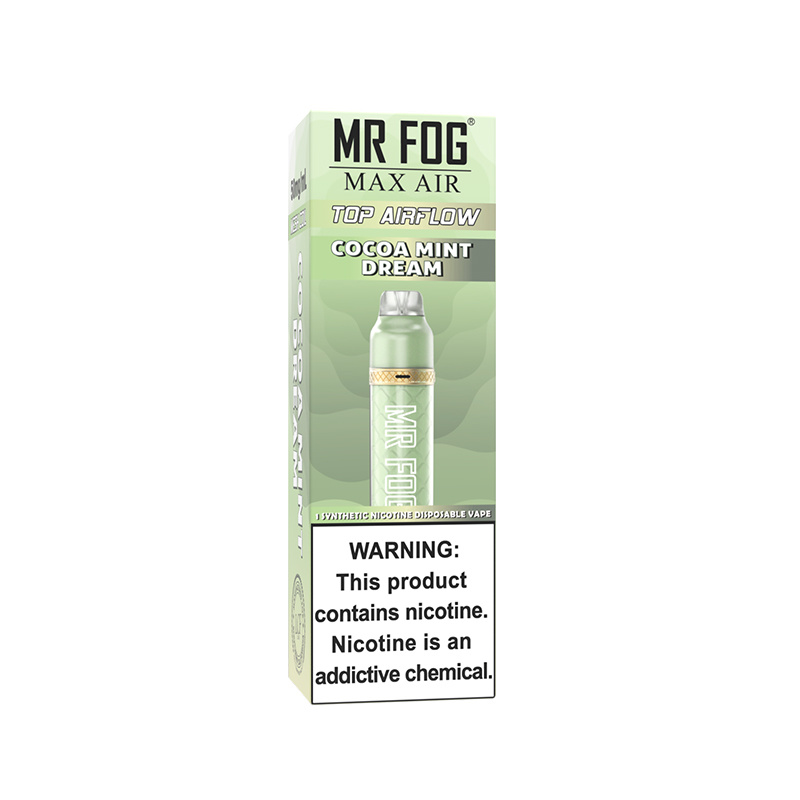 MR FOG MAX AIR 3000 PUFFS - Cocoa Mint Dream - Mr Fog Canada