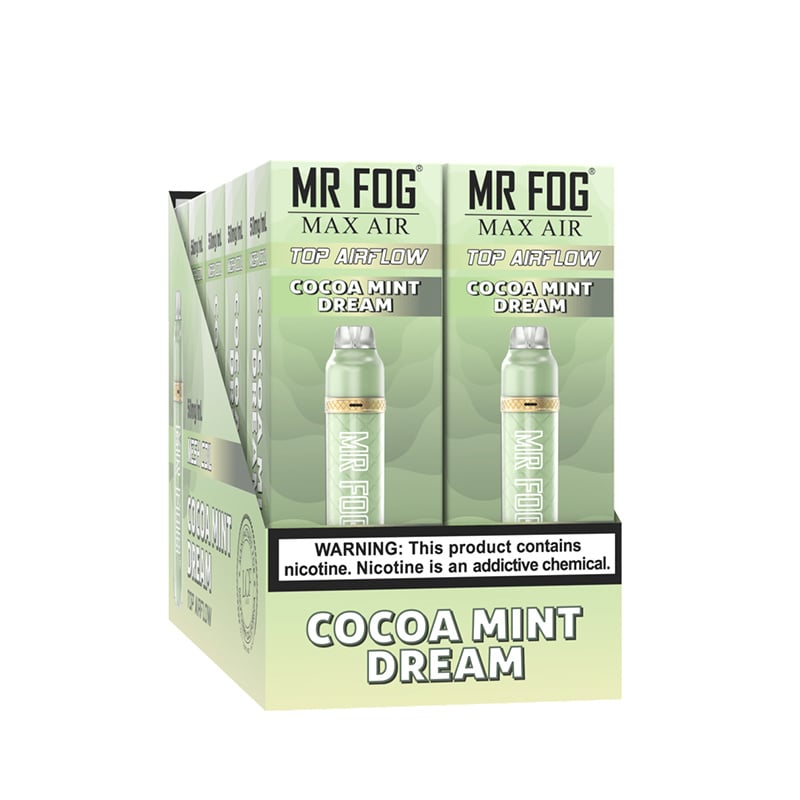 MR FOG MAX AIR 3000 PUFFS - Cocoa Mint Dream - Mr. Fog