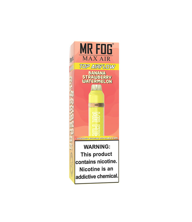 MR FOG MR FOG MAX AIR 3000 PUFFS - Banana Strawberry Watermelon