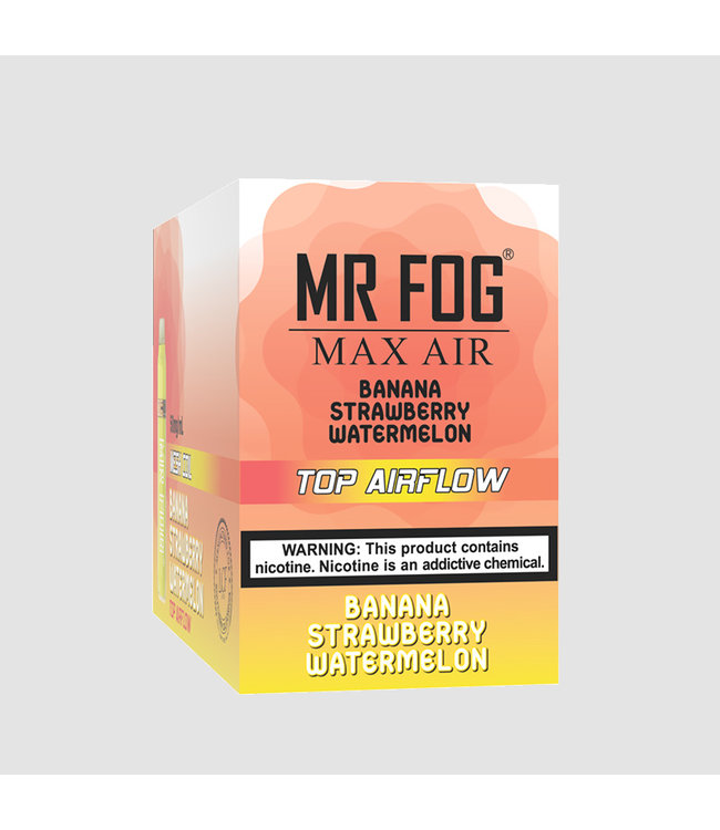 MR FOG MR FOG MAX AIR 3000 PUFFS - Banana Strawberry Watermelon