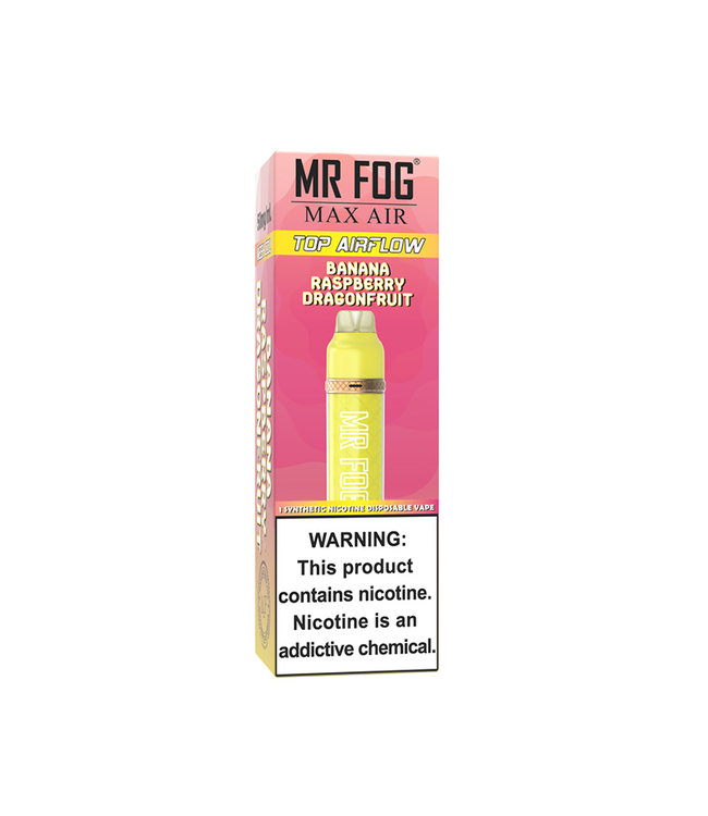 MR FOG MR FOG MAX AIR 3000 PUFFS - Banana Raspberry Dragonfruit
