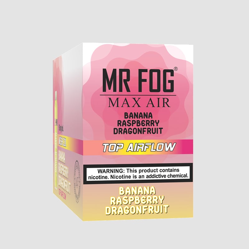 mr fog max air flavors 3000 puffs