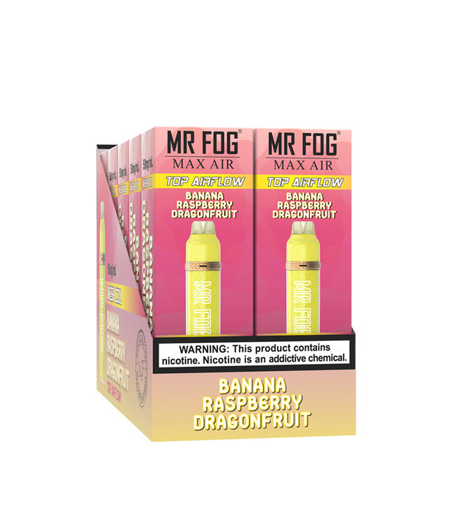 MR FOG MR FOG MAX AIR 3000 PUFFS - Banana Raspberry Dragonfruit