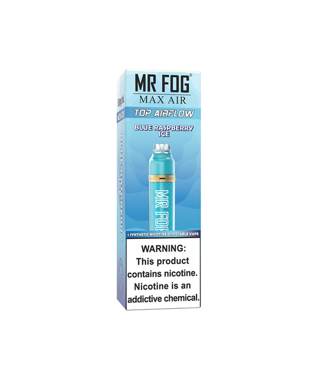 Mr Fog Max Air 3000 Puffs Blue Raspberry Ice Mr Fog 8118
