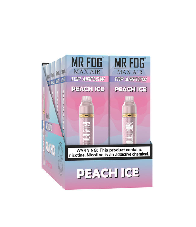 MR FOG MR FOG MAX AIR 3000 PUFFS - Peach Ice