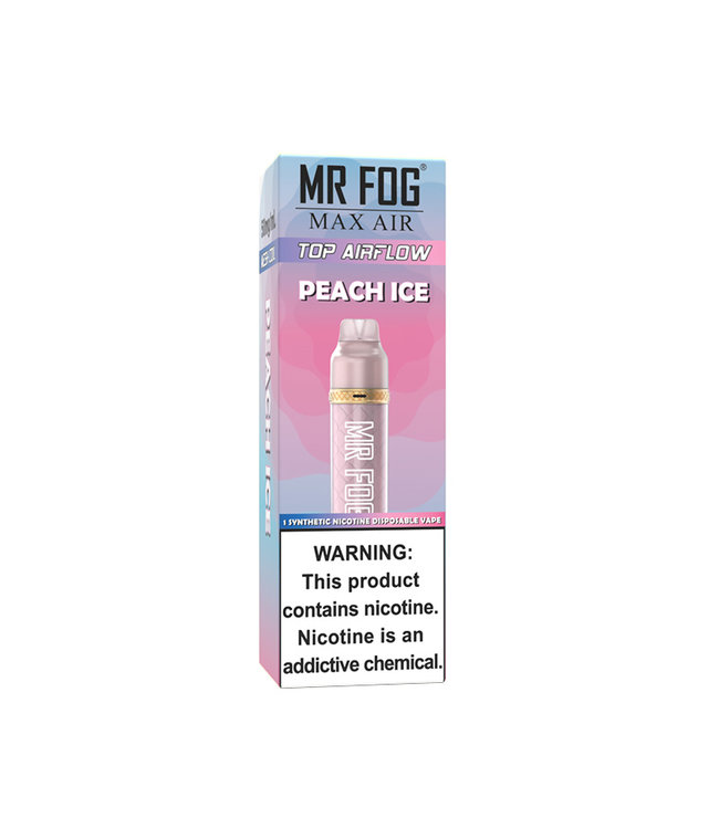 MR FOG MR FOG MAX AIR 3000 PUFFS - Peach Ice