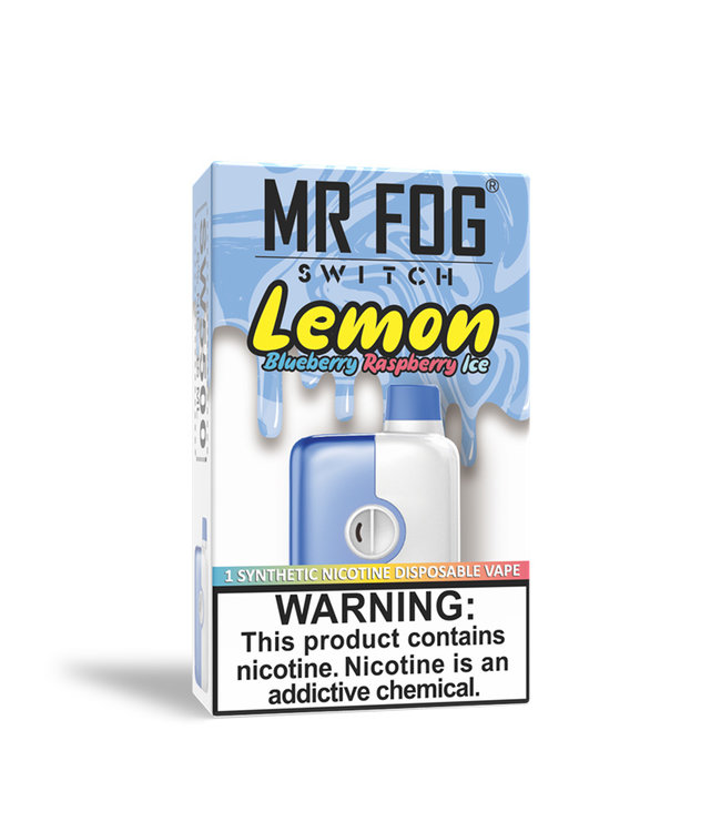 MR FOG MR FOG SWITCH 5500 PUFFS Blueberry Raspberry Lemon Ice