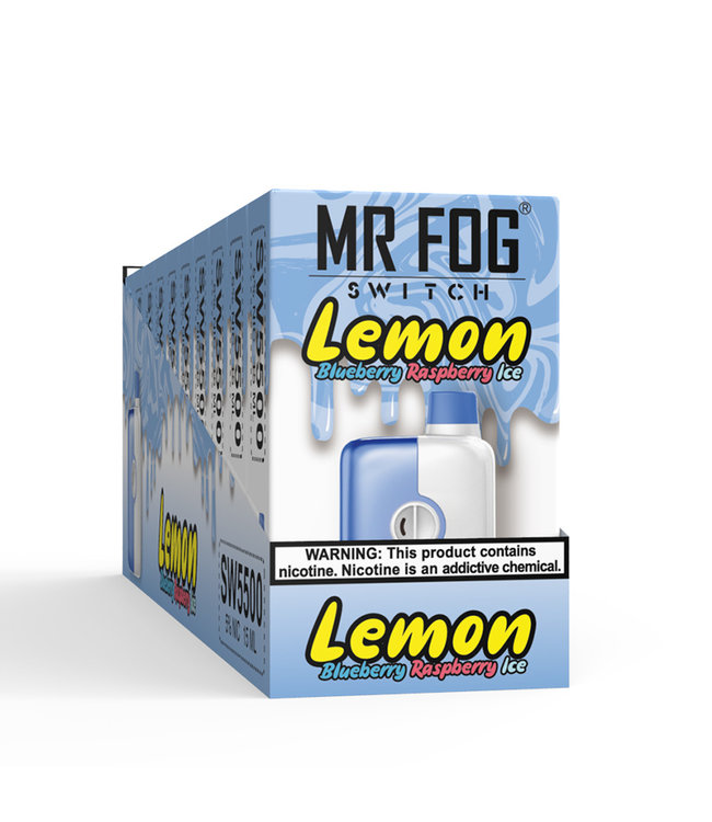 MR FOG MR FOG SWITCH 5500 PUFFS Blueberry Raspberry Lemon Ice