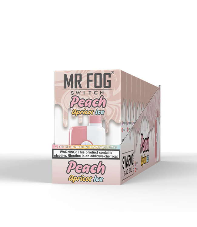 MR FOG MR FOG SWITCH 5500 PUFFS Peach Apricot Ice