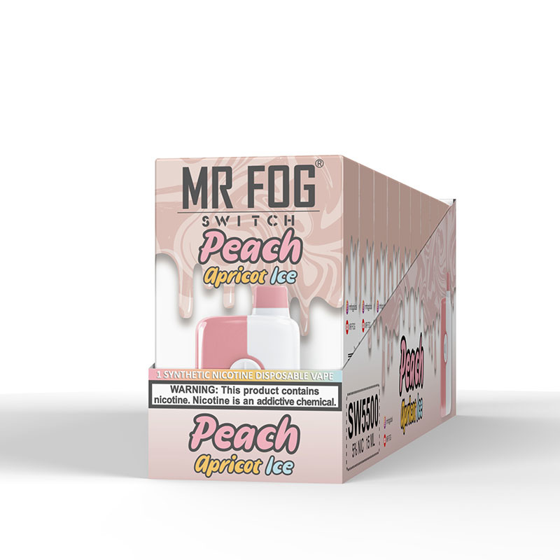 MR FOG SWITCH 5500 PUFFS Peach Apricot Ice