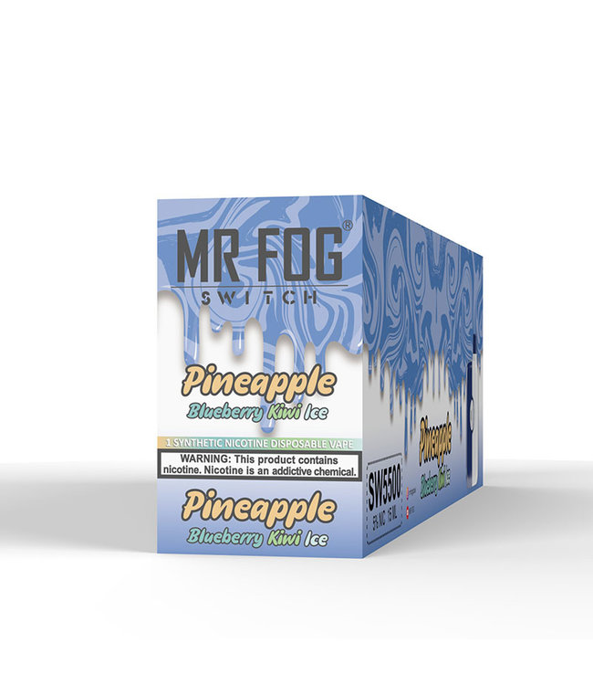 MR FOG MR FOG SWITCH 5500 PUFFS Pineapple Blueberry Kiwi Ice