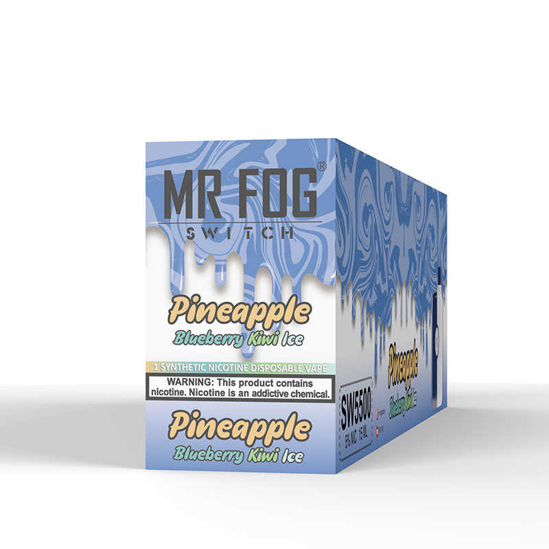 MR FOG SWITCH 5500 PUFFS Pineapple Blueberry Kiwi Ice Mr. Fog