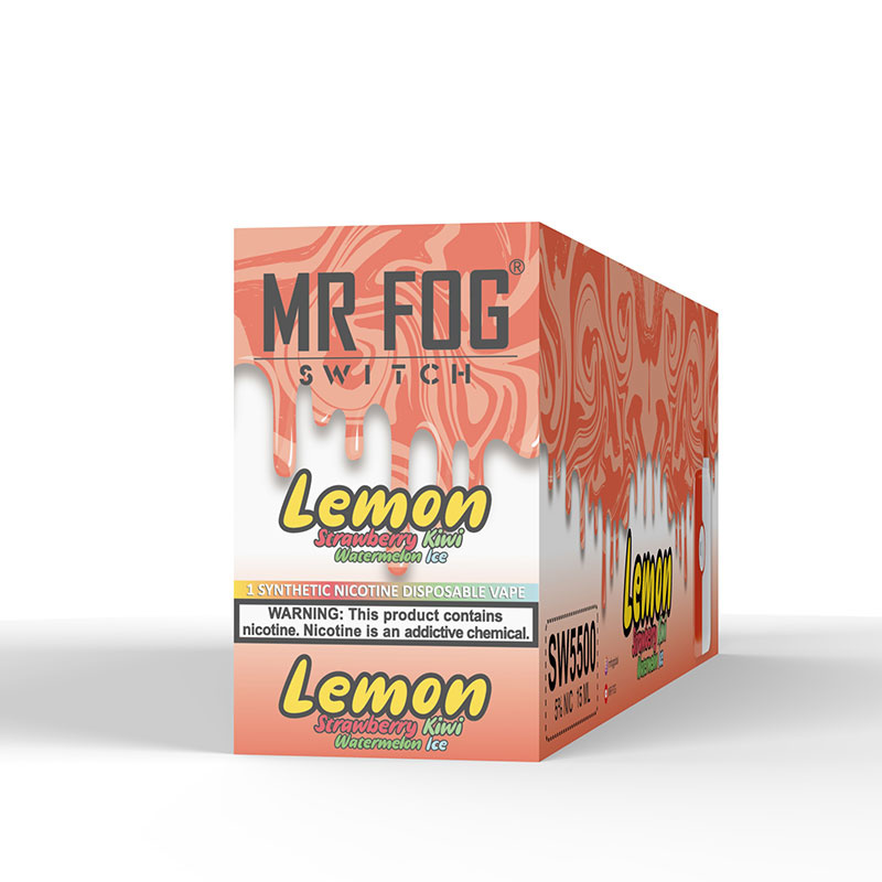 MR FOG SWITCH 5500 PUFFS Lemon Strawberry Kiwi Watermelon Ice Mr. Fog
