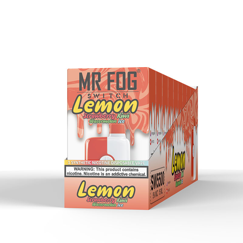 MR FOG SWITCH 5500 PUFFS Lemon Strawberry Kiwi Watermelon Ice