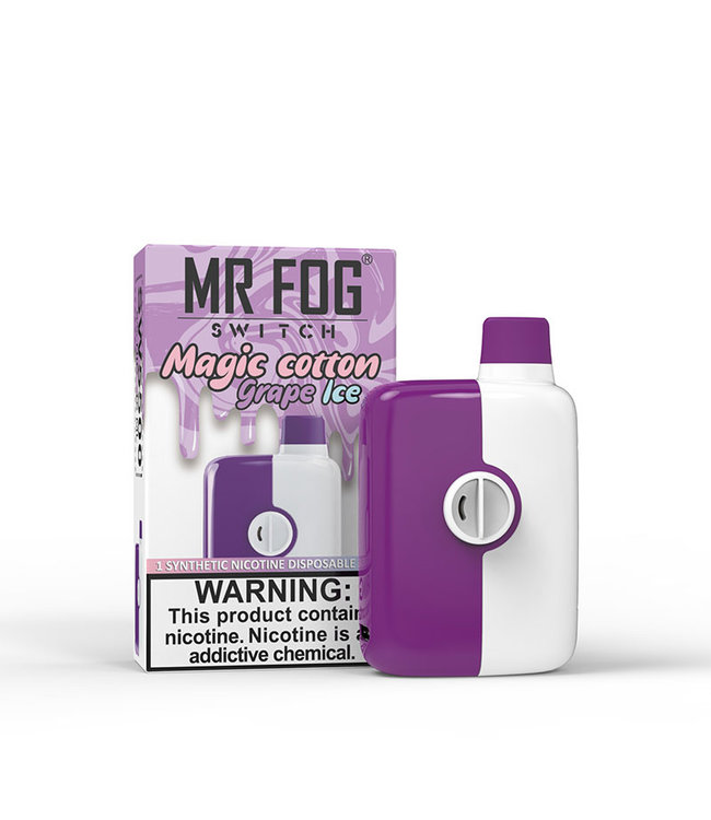 MR FOG MR FOG SWITCH 5500 PUFFS Magic Cotton Grape Ice