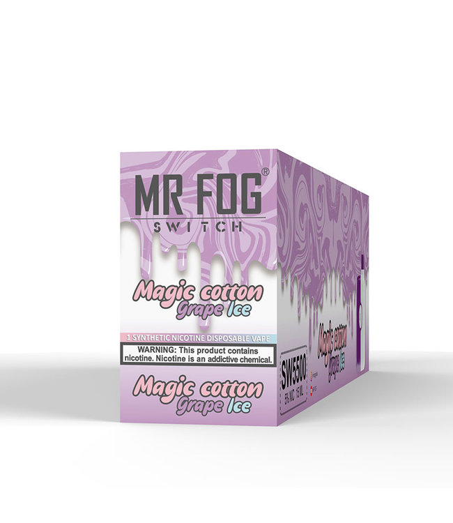 MR FOG MR FOG SWITCH 5500 PUFFS Magic Cotton Grape Ice