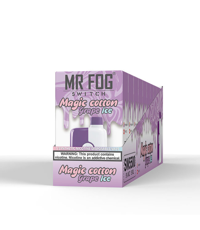 MR FOG MR FOG SWITCH 5500 PUFFS Magic Cotton Grape Ice