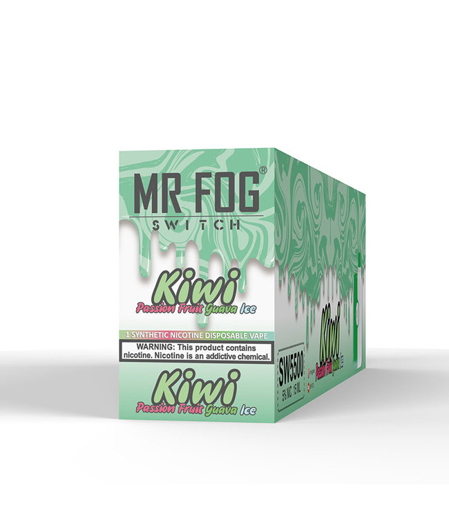 MR FOG MR FOG SWITCH 5500 PUFFS Kiwi Passion Fruit Guava Ice