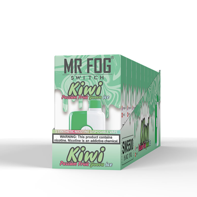 MR FOG SWITCH 5500 PUFFS Kiwi Passion Fruit Guava Ice