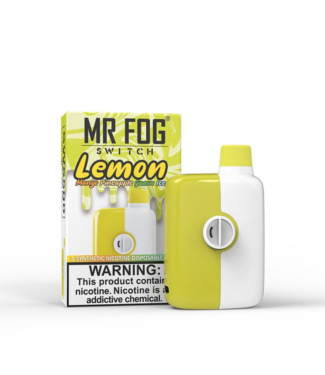 MR FOG SWITCH 5500 PUFFS Lemon Mango Pineapple Guava Ice Mr. Fog