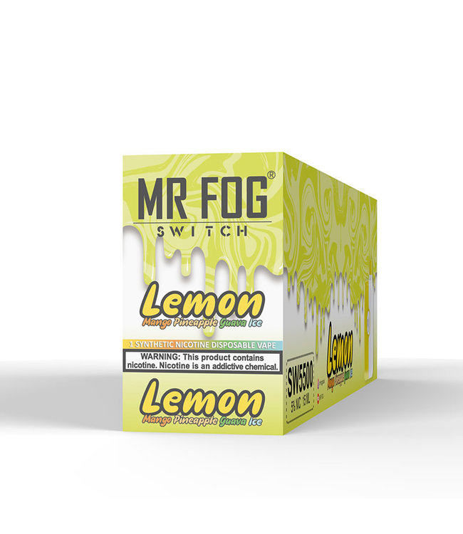 MR FOG MR FOG SWITCH 5500 PUFFS Lemon Mango Pineapple Guava Ice