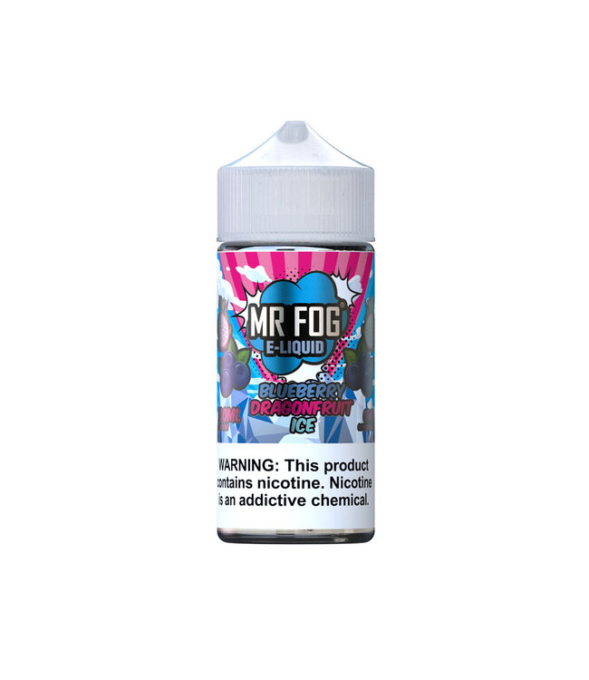 MR FOG Mr. Fog Nicotine Salt E-Liquid 100ML (BLUEBERRY DRAGONFRUIT ICE 6 MG)