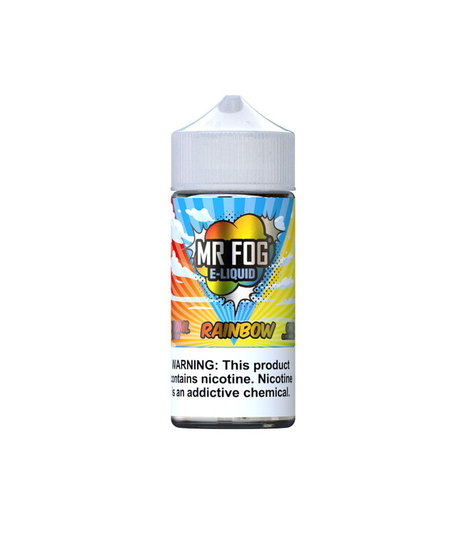 MR FOG Mr. Fog Nicotine Salt E-Liquid 100ML (RAINBOW  6 MG )