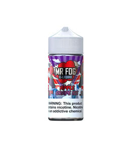 MR FOG Mr. Fog Nicotine Salt E-Liquid 100ML (APPLE GRAPE ICE 3 MG )