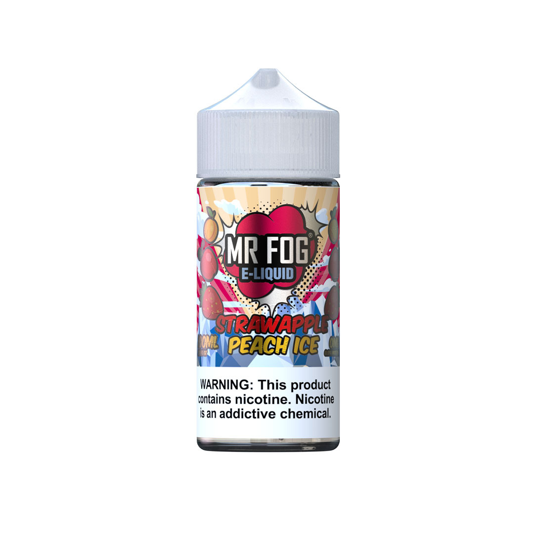Puff Labs Pink And Blue Peach Ice | Menthol Vape Juice