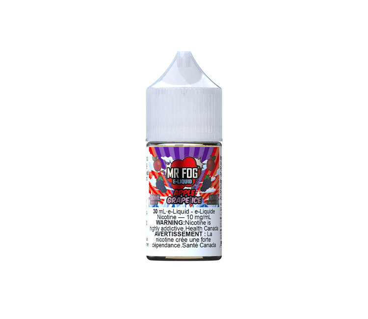 Mr. Fog Nicotine Salt E-Liquid 30ML (APPLE GRAPE ICE 50)