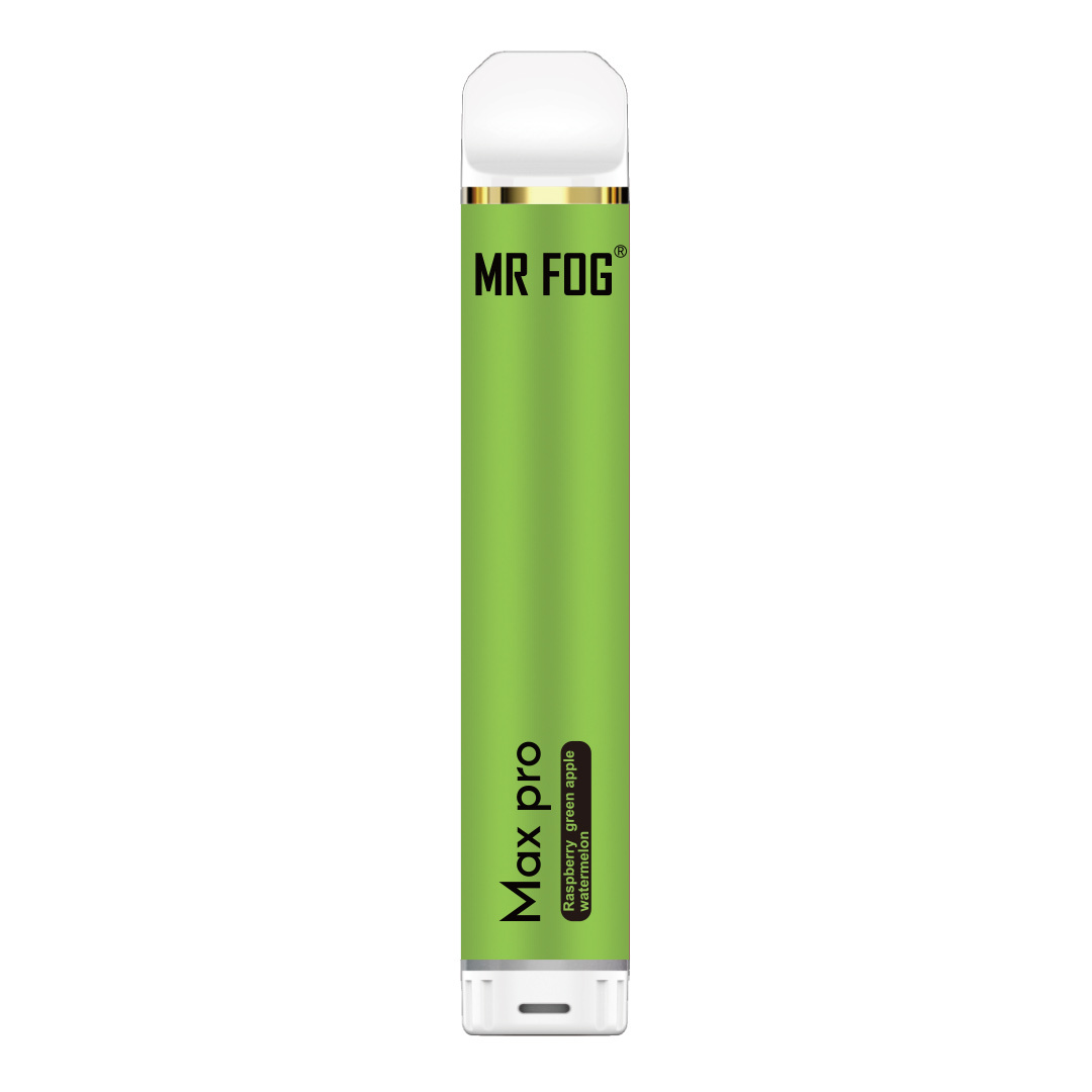 MR FOG MAX PRO 2000 PUFFS - Raspberry Green Apple Watermelon On Ice - Mr Fog  Canada