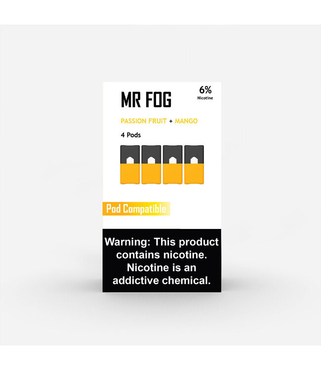 MR FOG MR FOG PODS PACK OF 4 Passion Fruit Mango