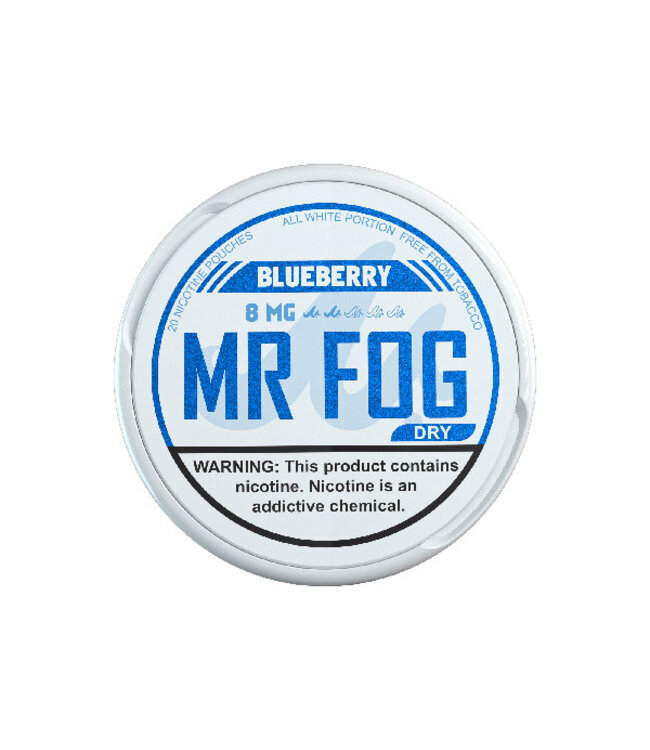 MR FOG [DRY] MR FOG NICOTINE POUCHES BLUEBERRY 8MG