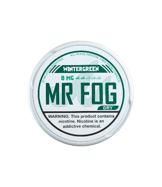 MR FOG [DRY] MR FOG NICOTINE POUCHES WINTERGREEN 8MG