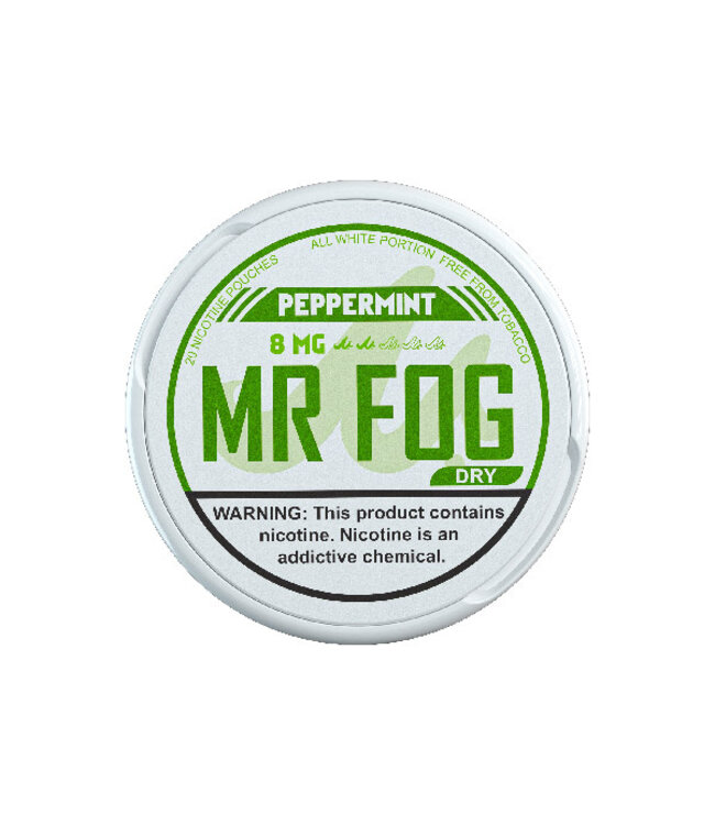 MR FOG [DRY] MR FOG NICOTINE POUCHES PEPPERMINT 8MG