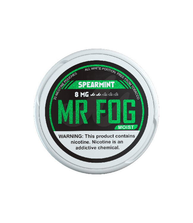 MR FOG [MOIST] MR FOG NICOTINE POUCHES SPEARMINT 8MG