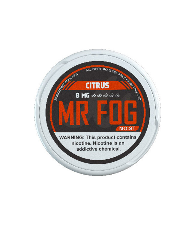 MR FOG [MOIST] MR FOG NICOTINE POUCHES CITRUS 8MG