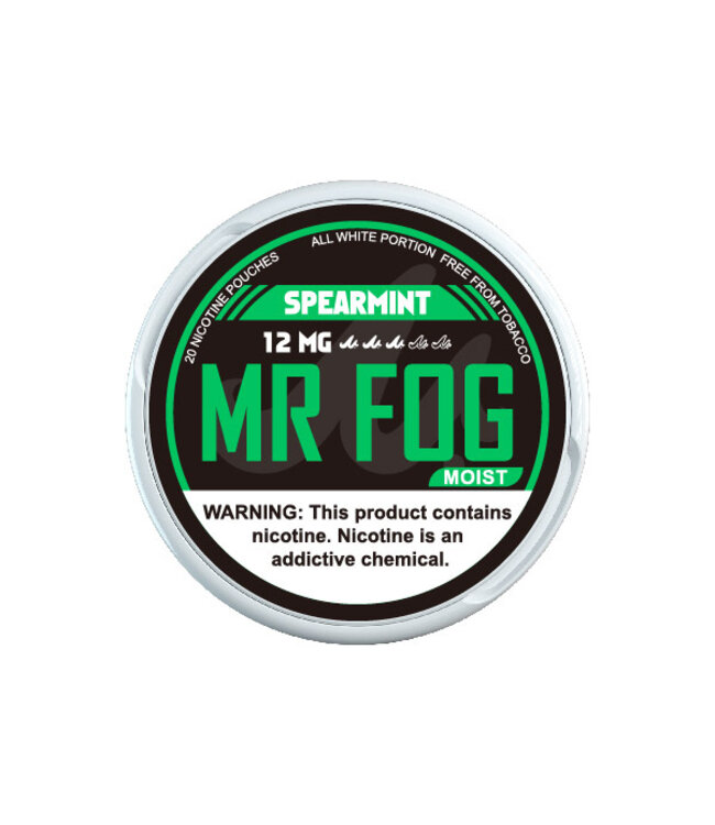 MR FOG [MOIST] MR FOG NICOTINE POUCHES SPEARMINT 12MG