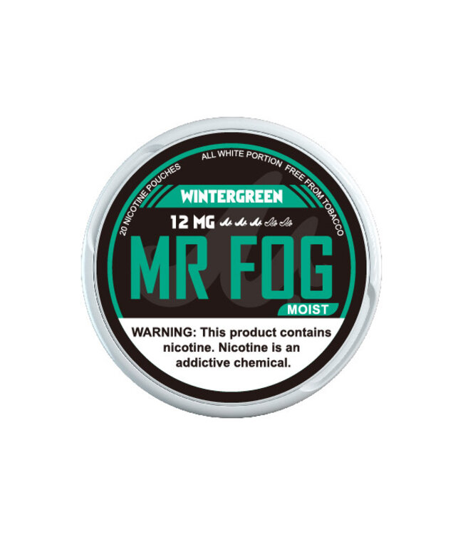 MR FOG [MOIST] MR FOG NICOTINE POUCHES WINTERGREEN 12MG