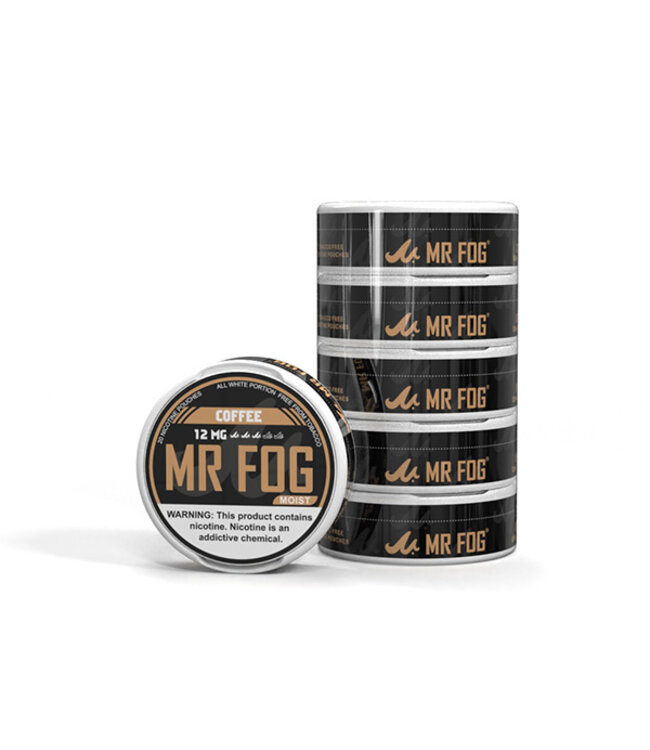 MR FOG [MOIST] MR FOG NICOTINE POUCHES PACK OF 5 COFFEE 12MG