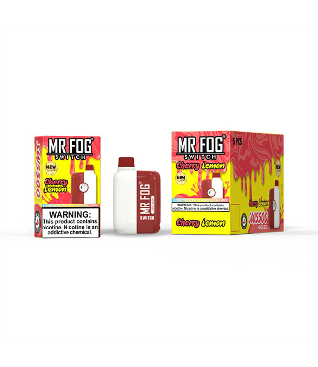MR FOG MR FOG SWITCH 5500 PUFFS Cherry Lemon