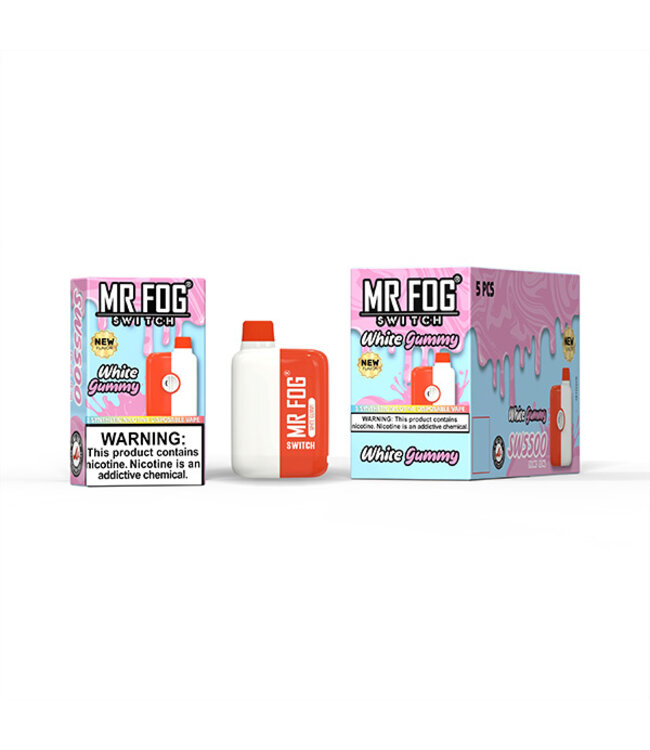 MR FOG MR FOG SWITCH 5500 PUFFS White Gummy