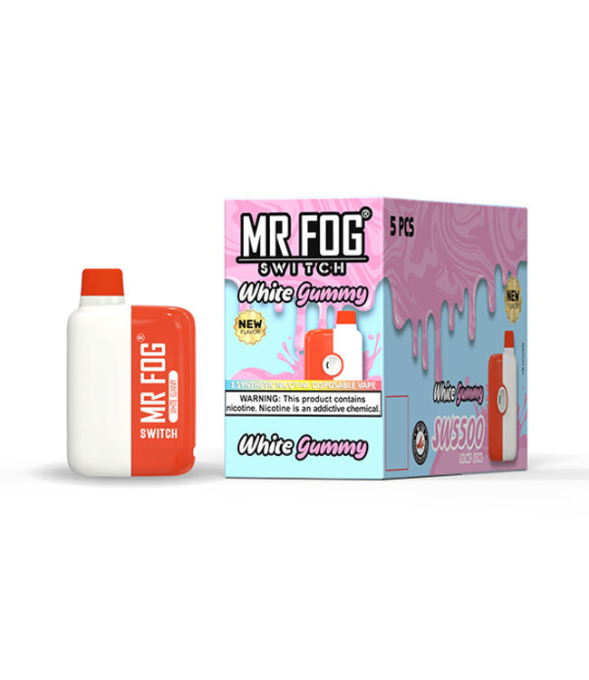 MR FOG MR FOG SWITCH 5500 PUFFS White Gummy