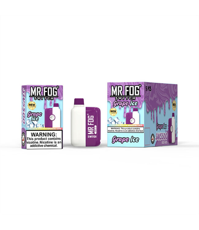 MR FOG MR FOG SWITCH 5500 PUFFS Grape Ice