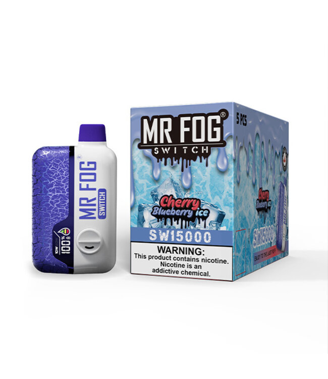 MR FOG MR FOG SWITCH 15000 PUFFS CHERRY BLUEBERRY ICE